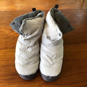 REI Down Booties - Women's size medium